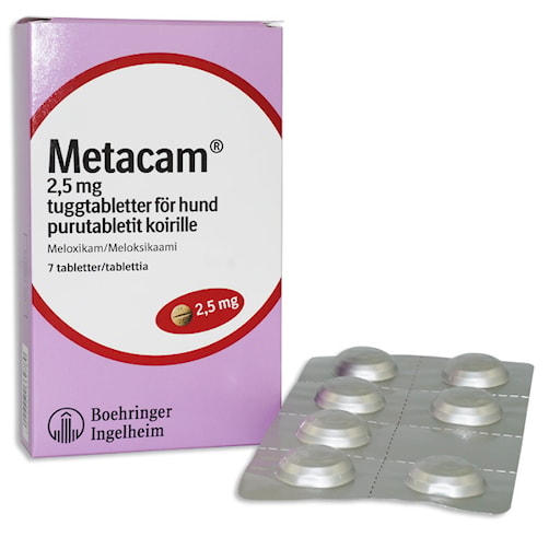 Rustik højt video Metacam® för hund 2,5 mg 7 st
