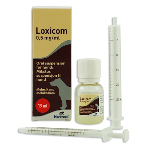 skylle Ekstremt vigtigt grundigt Loxicom för hund 0,5 mg/ml 15 ml